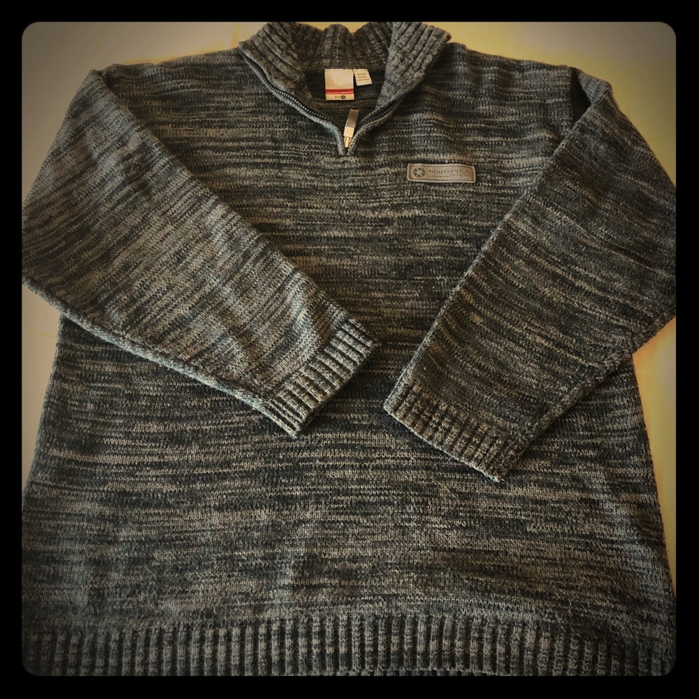 Men’s 2XL South Pole zip neck pullover sweater